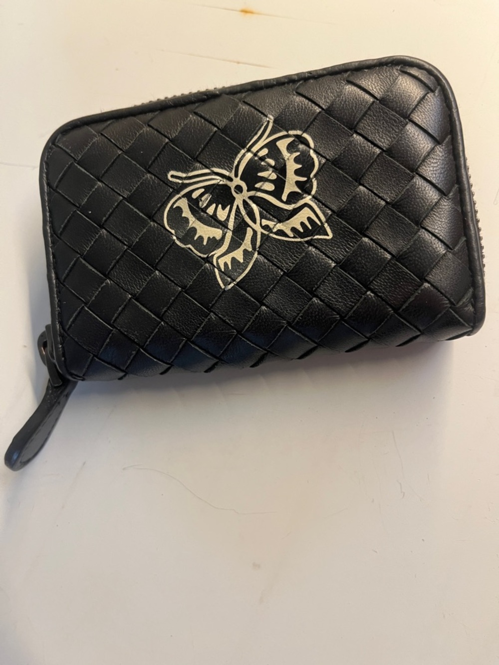 Bottega Veneta Iconic Butterfly Zippy Wallet like NEW